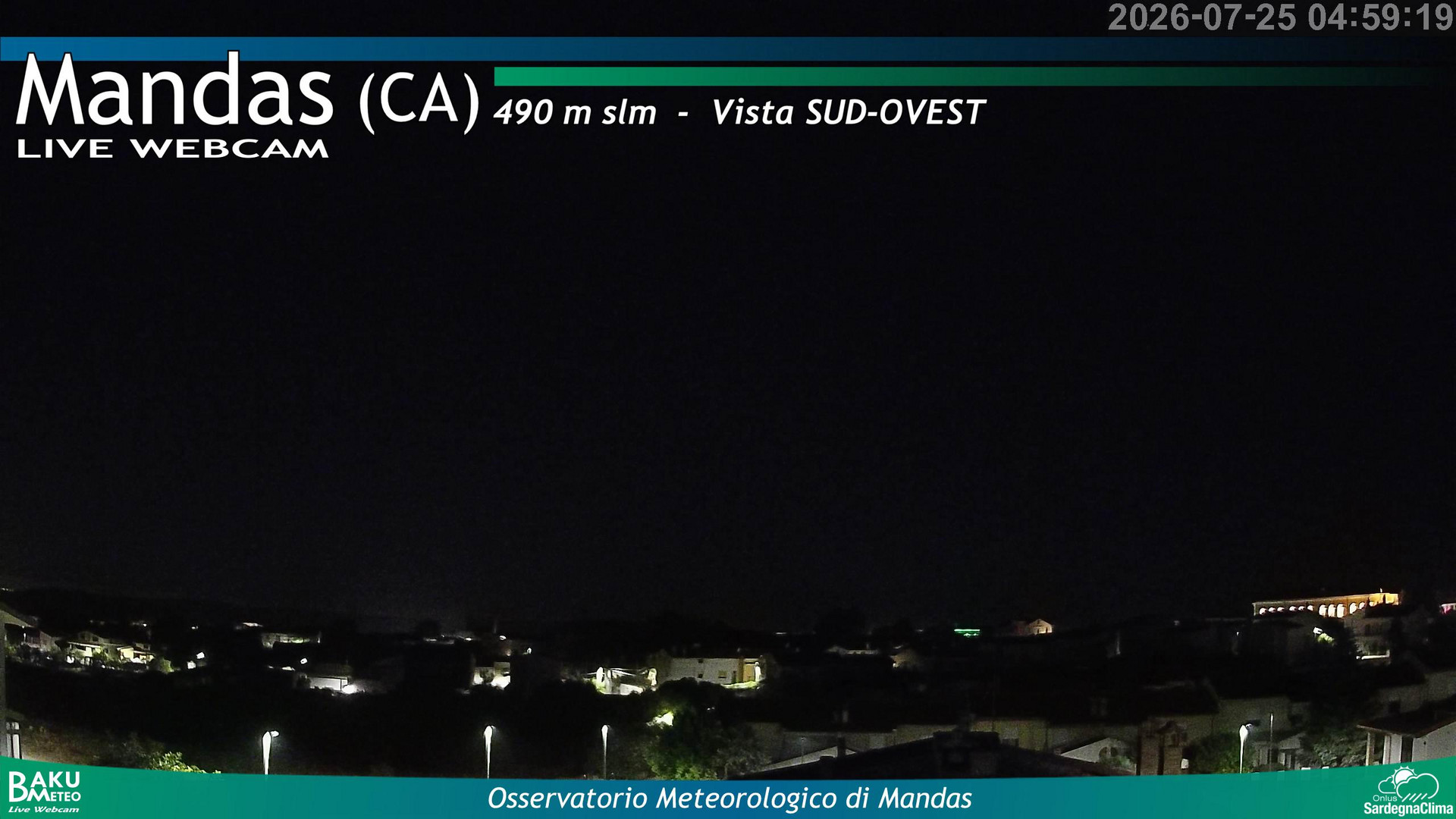 time-lapse frame, Mandas webcam