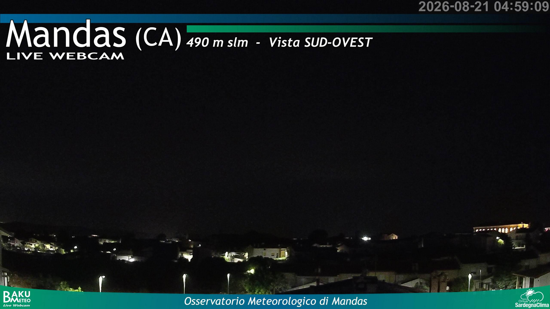 time-lapse frame, Mandas webcam