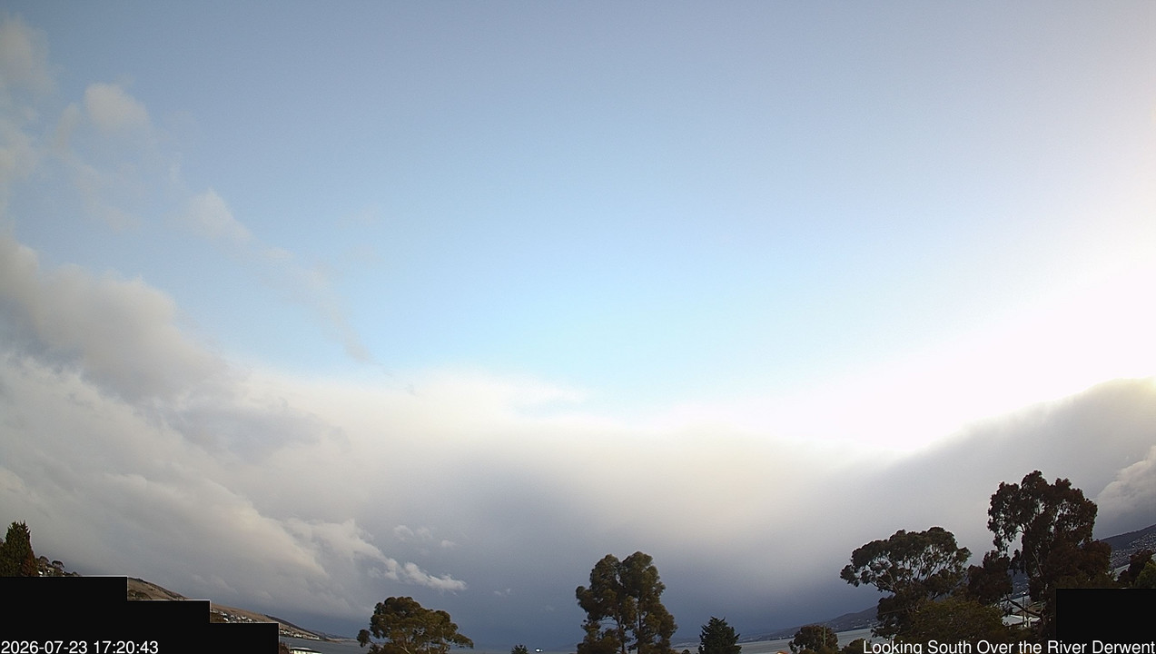 time-lapse frame, Aurora Cam Tasmania webcam