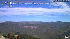 view from Monte Lusei Panoramica on 2025-05-26