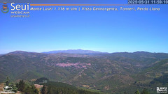 view from Monte Lusei Panoramica on 2025-05-31