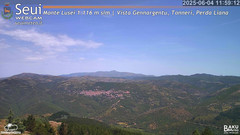 view from Monte Lusei Panoramica on 2025-06-04