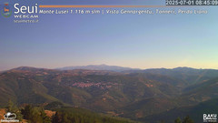 view from Monte Lusei Panoramica on 2025-07-01