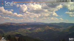 view from Monte Lusei Panoramica on 2025-07-01