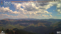 view from Monte Lusei Panoramica on 2025-07-01