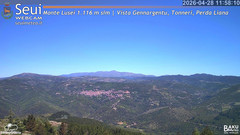 view from Monte Lusei Panoramica on 2026-04-28