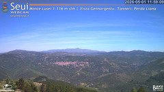 view from Monte Lusei Panoramica on 2026-05-01