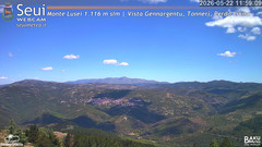view from Monte Lusei Panoramica on 2026-05-22