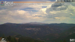 view from Monte Lusei Panoramica on 2026-08-12