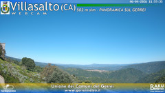 view from Villasalto on 2026-04-06