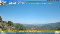 view from Villasalto on 2026-07-08