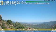 view from Villasalto on 2026-07-10