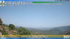 view from Villasalto on 2026-07-15