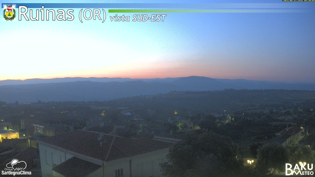 time-lapse frame, Ruinas SE webcam