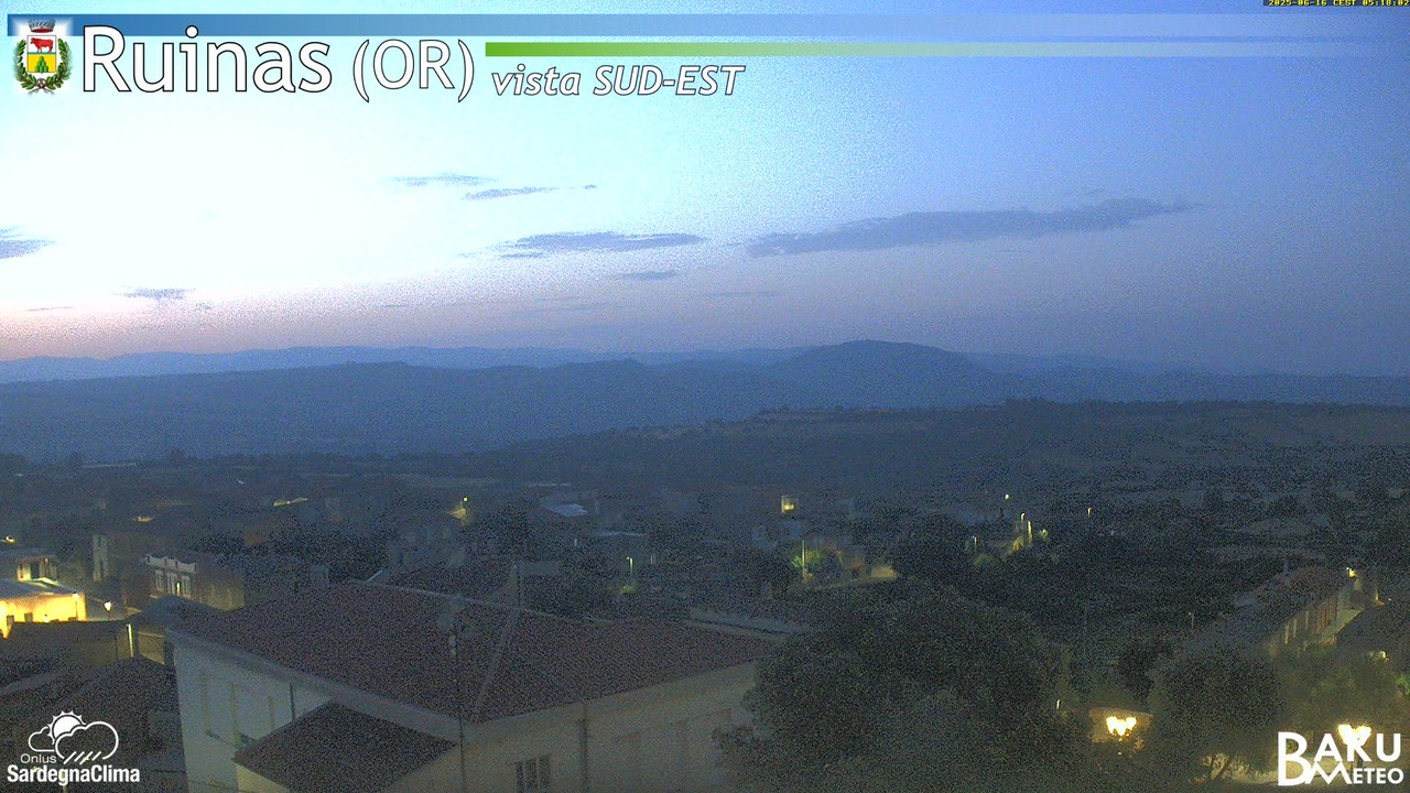 time-lapse frame, Ruinas SE webcam