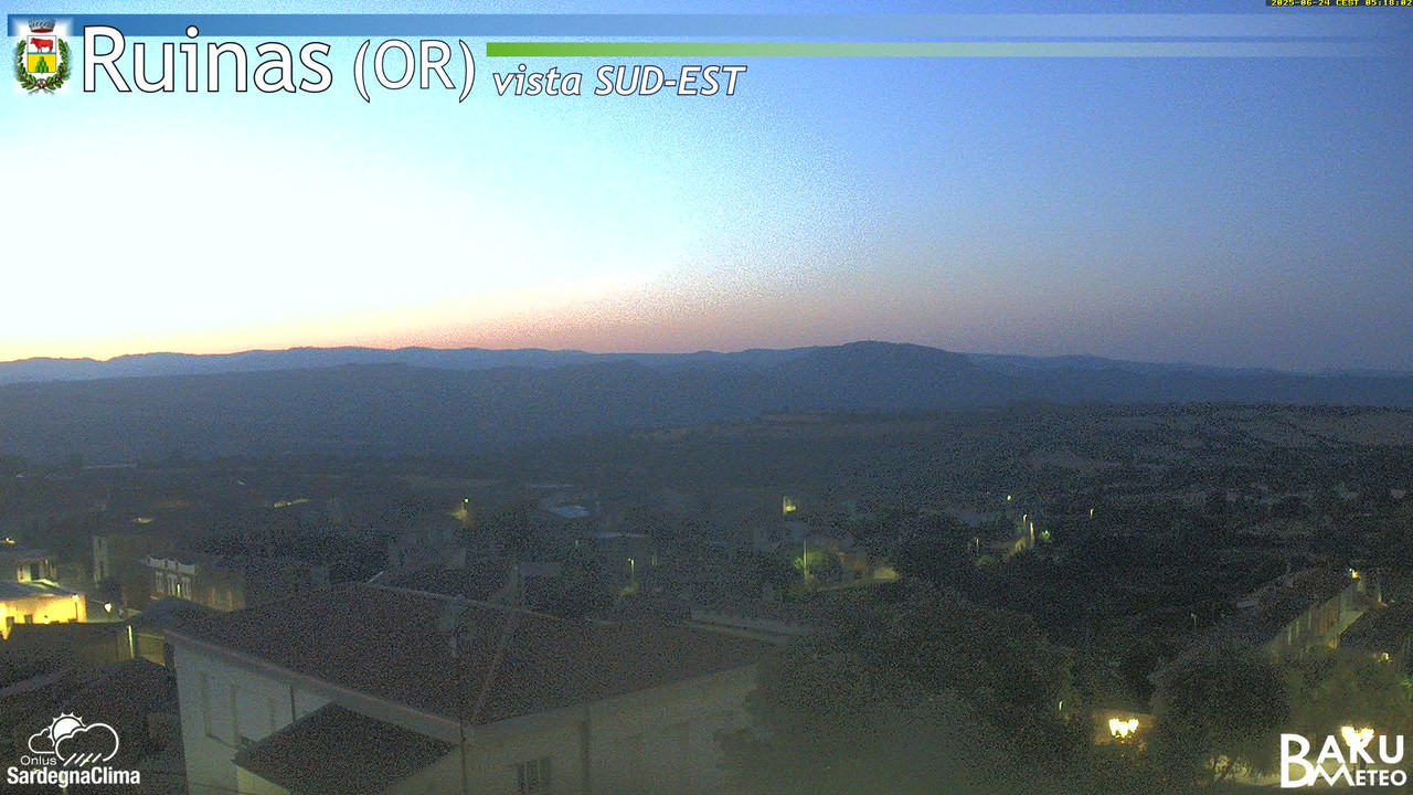 time-lapse frame, Ruinas SE webcam