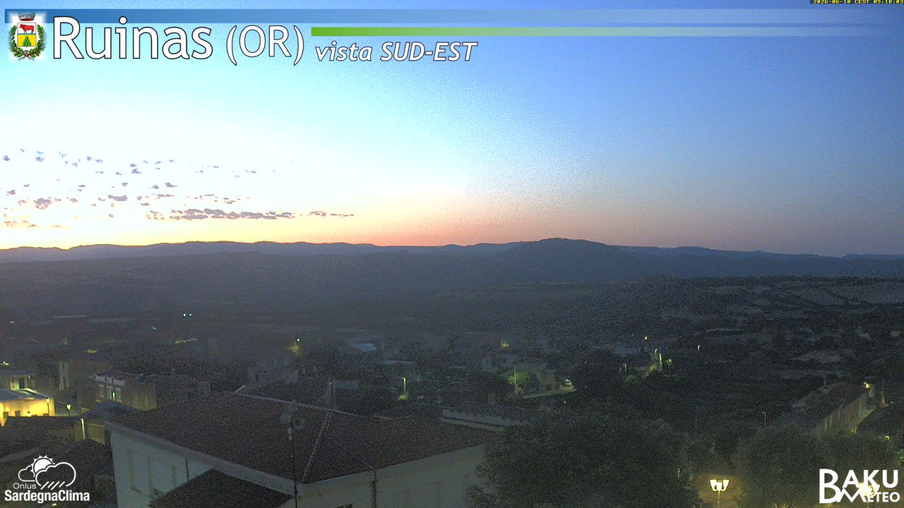 time-lapse frame, Ruinas SE webcam