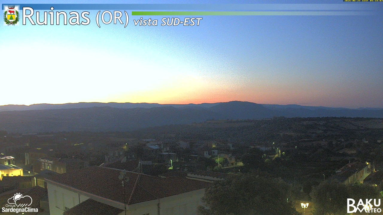 time-lapse frame, Ruinas SE webcam