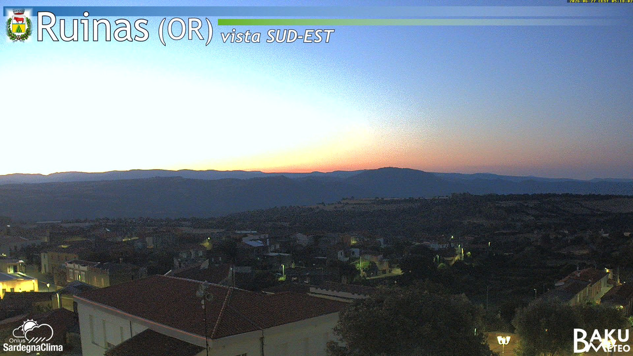 time-lapse frame, Ruinas SE webcam