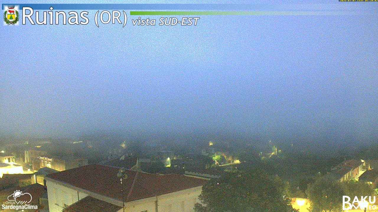 time-lapse frame, Ruinas SE webcam