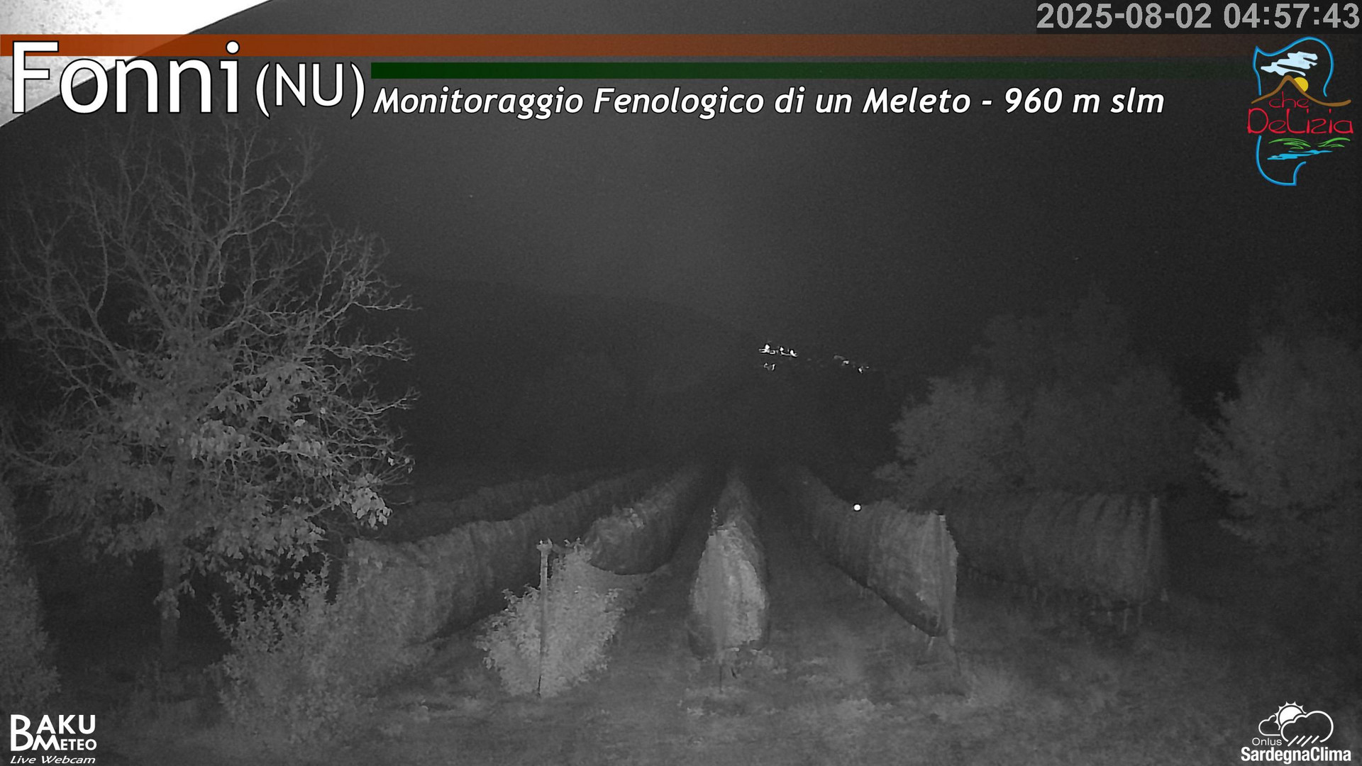 time-lapse frame, Fonni Meleto webcam