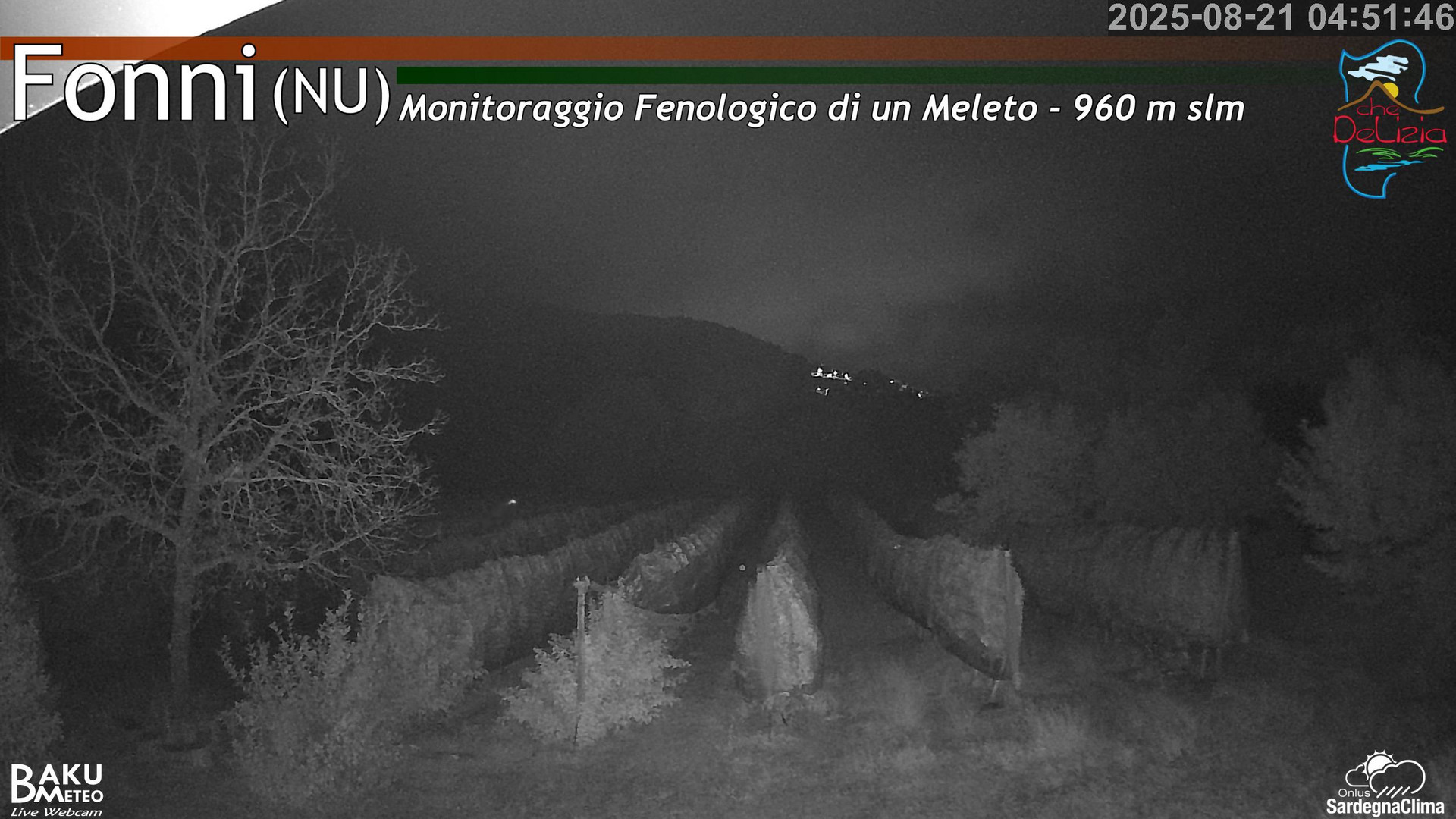 time-lapse frame, Fonni Meleto webcam