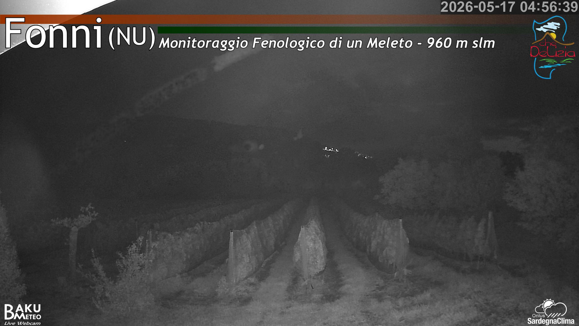 time-lapse frame, Fonni Meleto webcam