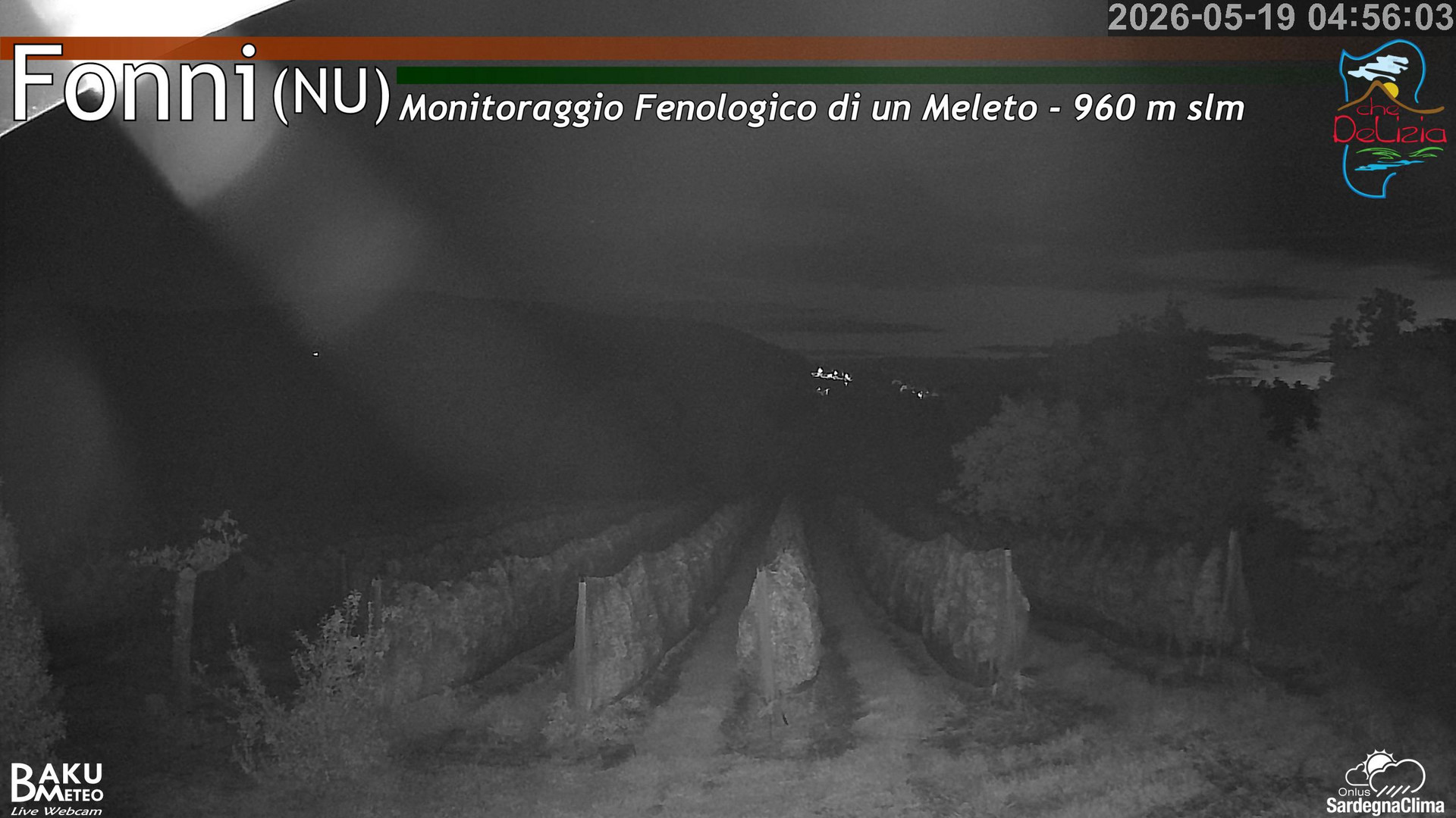 time-lapse frame, Fonni Meleto webcam