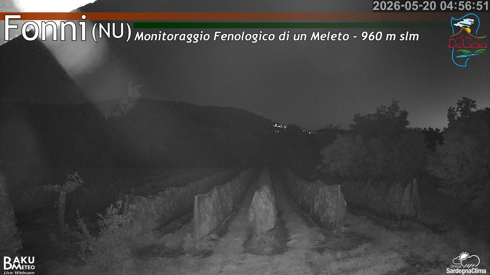 time-lapse frame, Fonni Meleto webcam