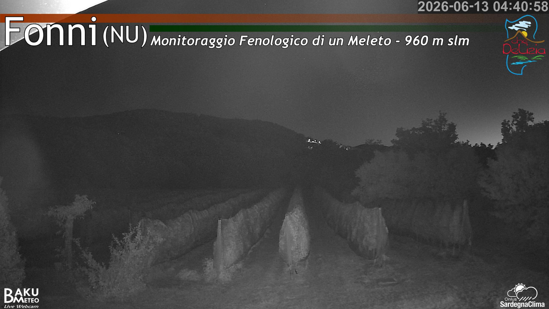 time-lapse frame, Fonni Meleto webcam