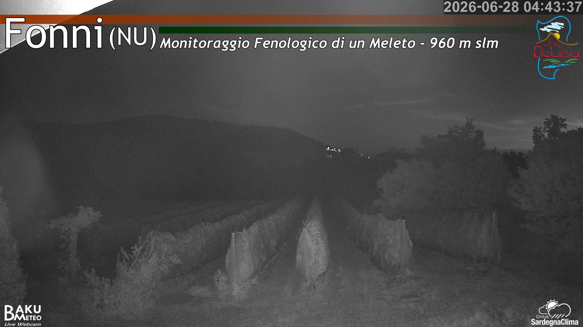 time-lapse frame, Fonni Meleto webcam