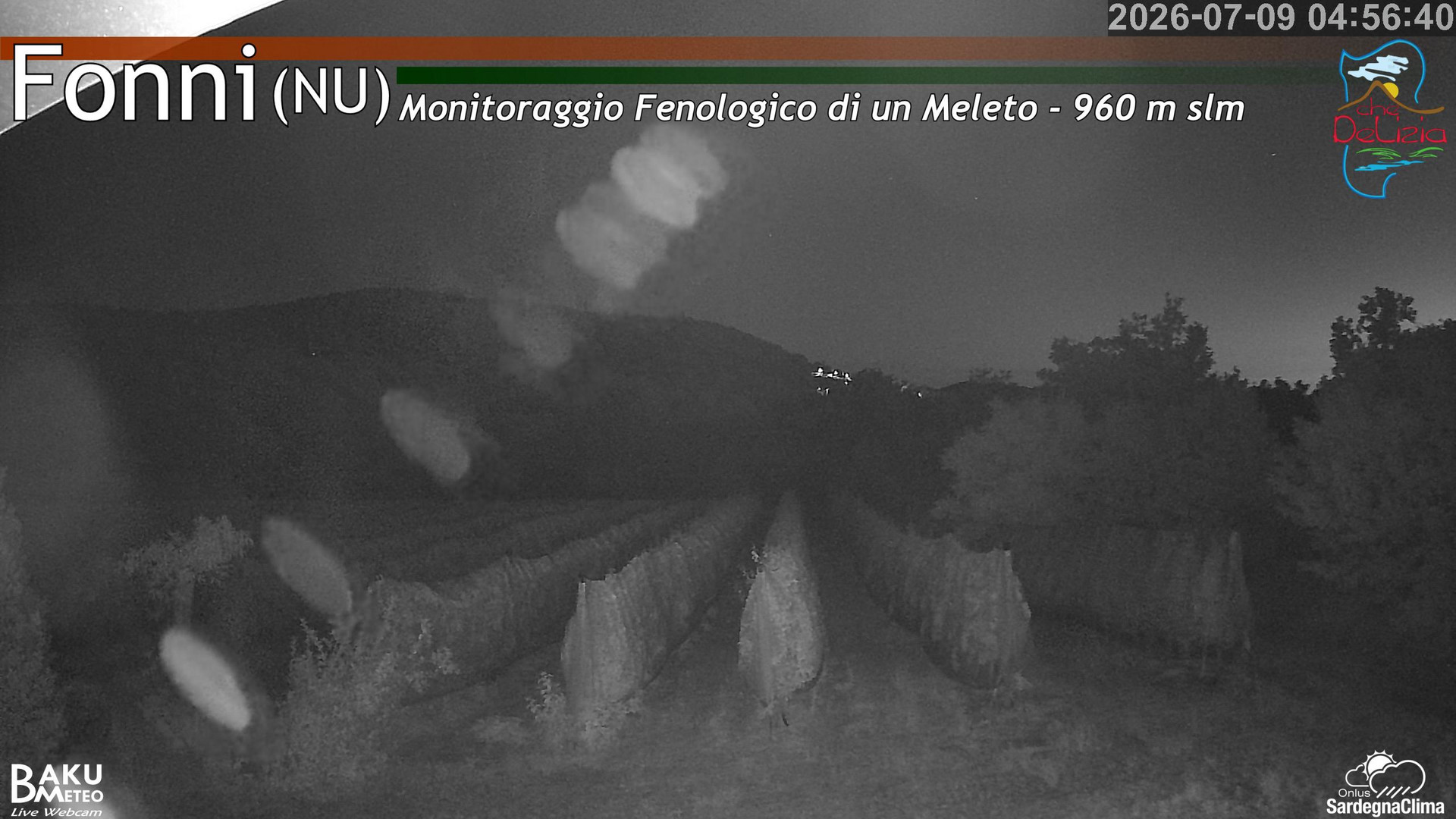 time-lapse frame, Fonni Meleto webcam
