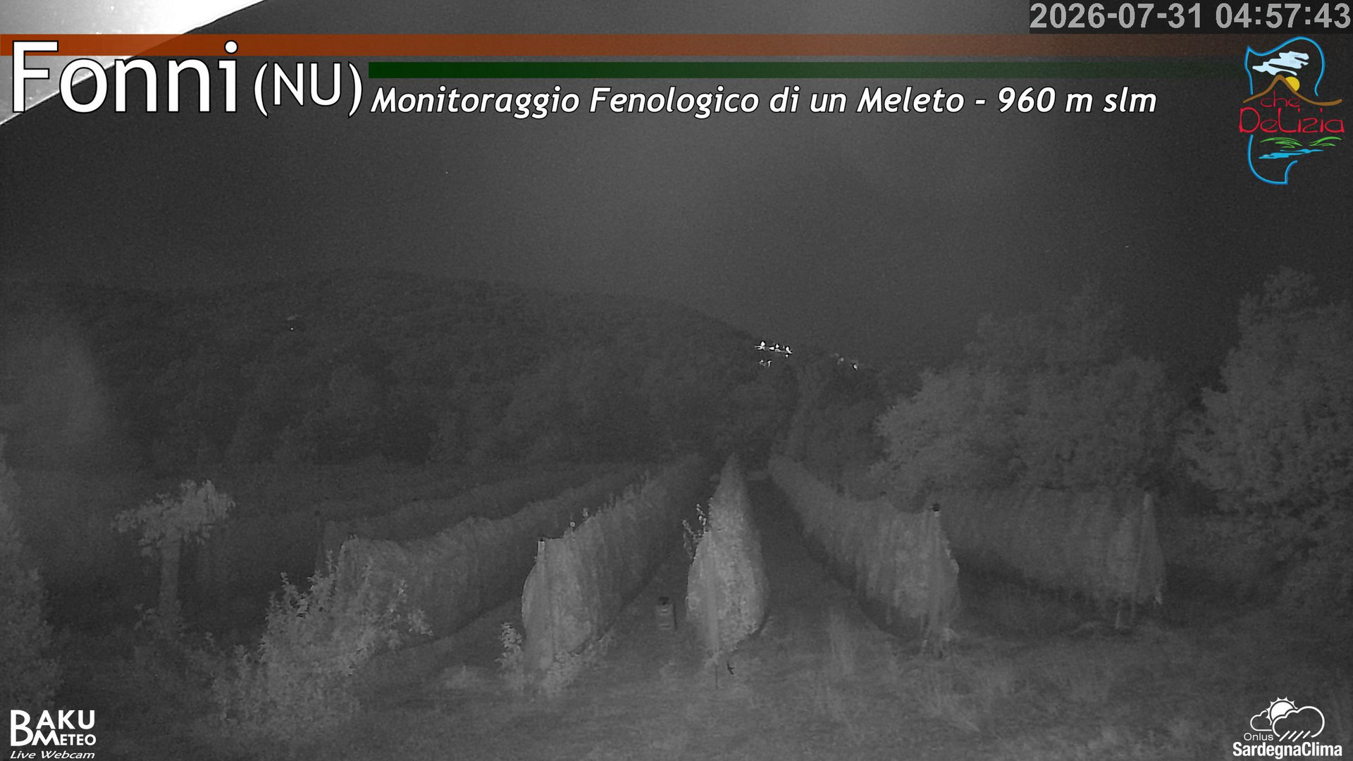 time-lapse frame, Fonni Meleto webcam