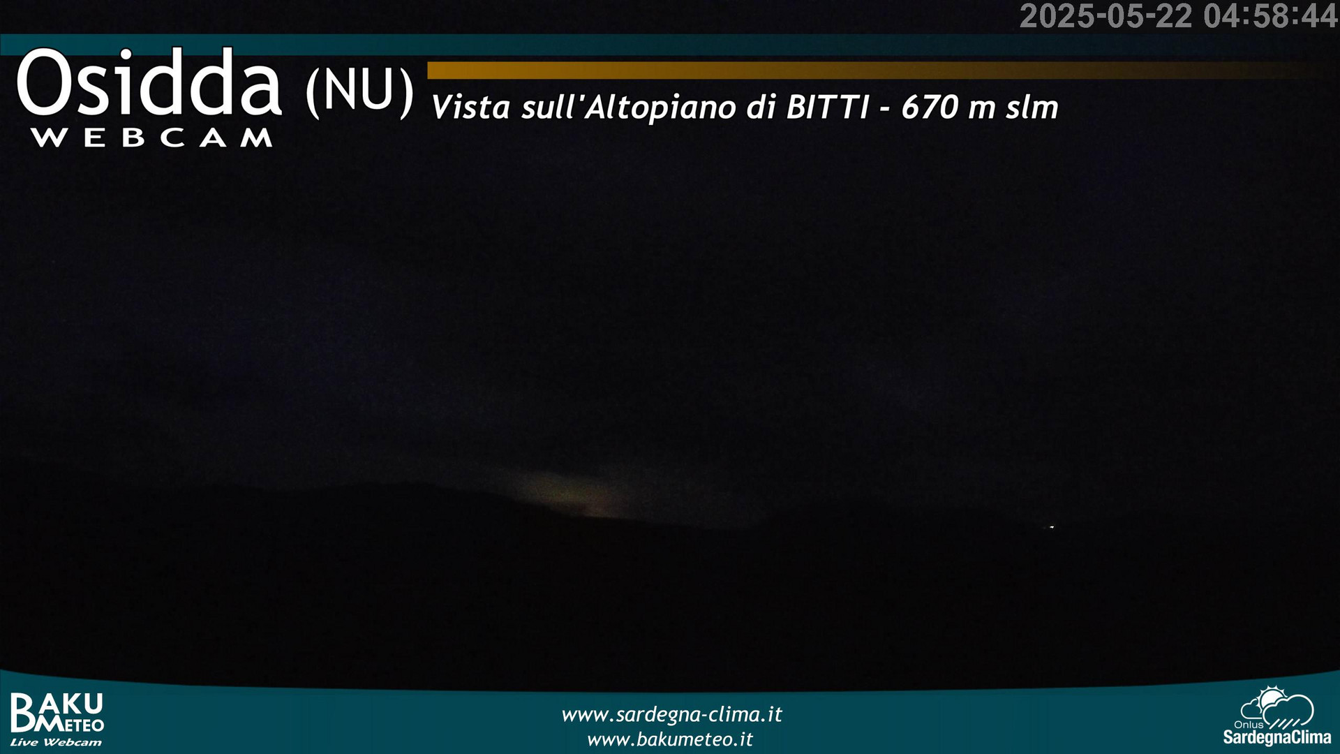 time-lapse frame, Osidda webcam