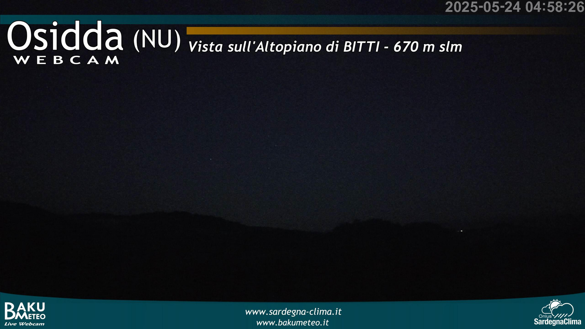 time-lapse frame, Osidda webcam