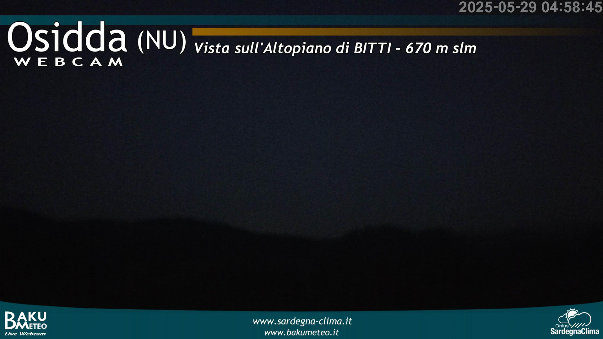 time-lapse frame, Osidda webcam