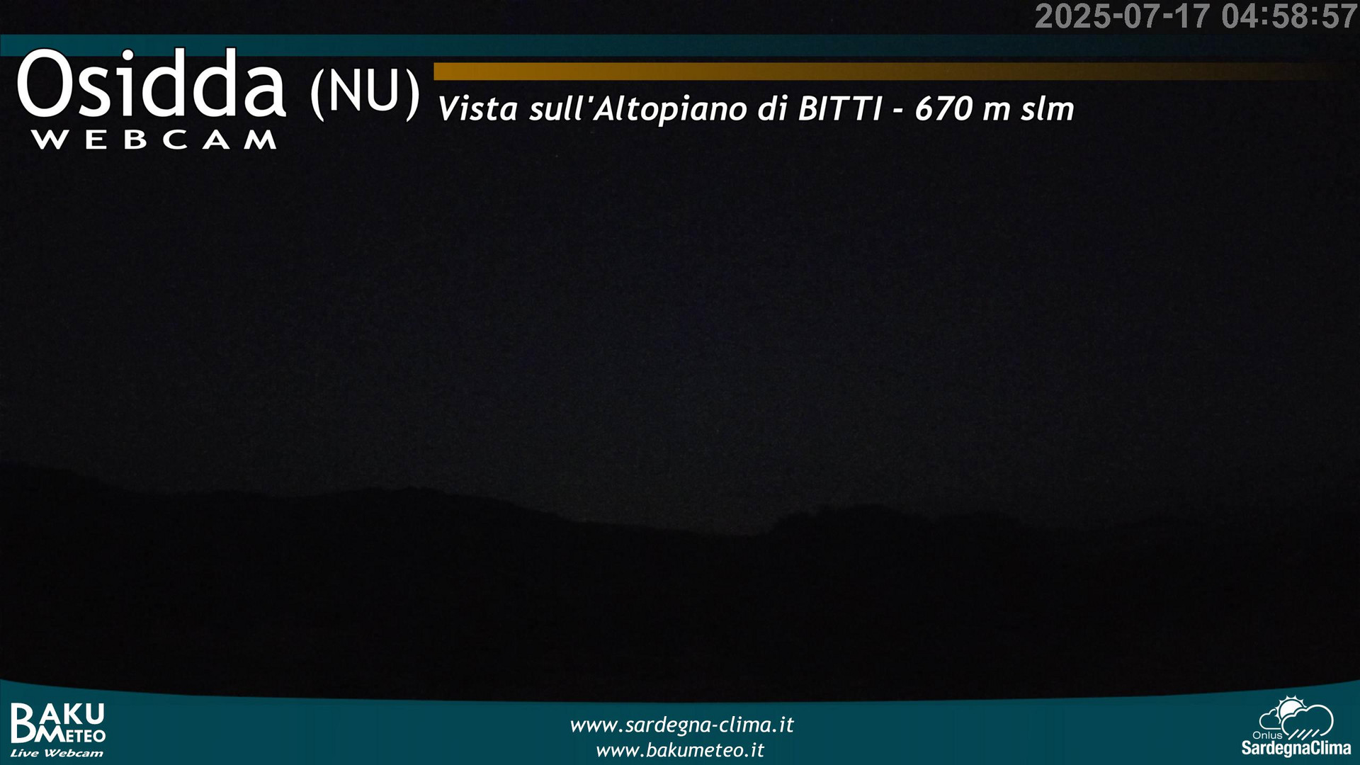 time-lapse frame, Osidda webcam