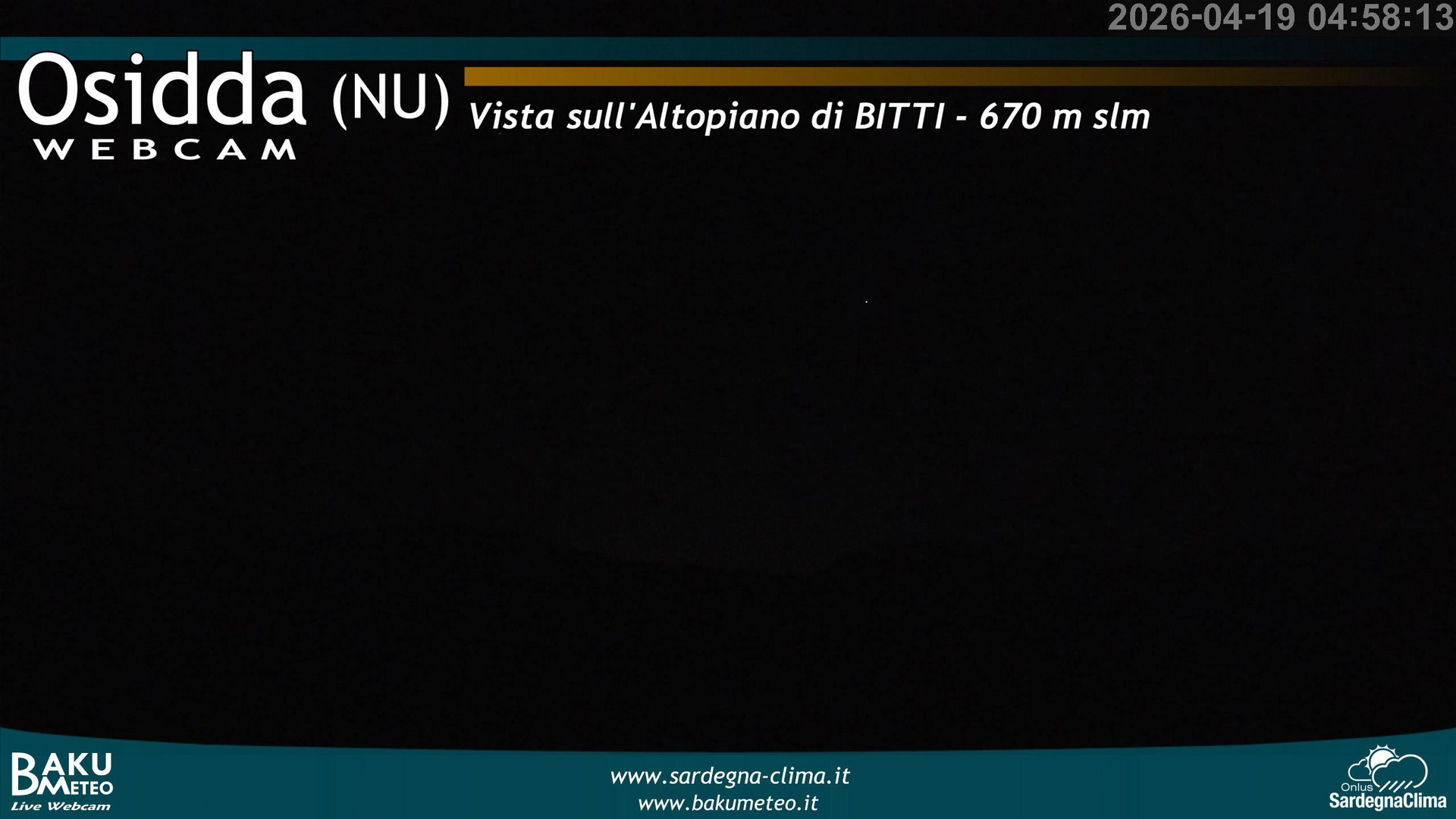 time-lapse frame, Osidda webcam