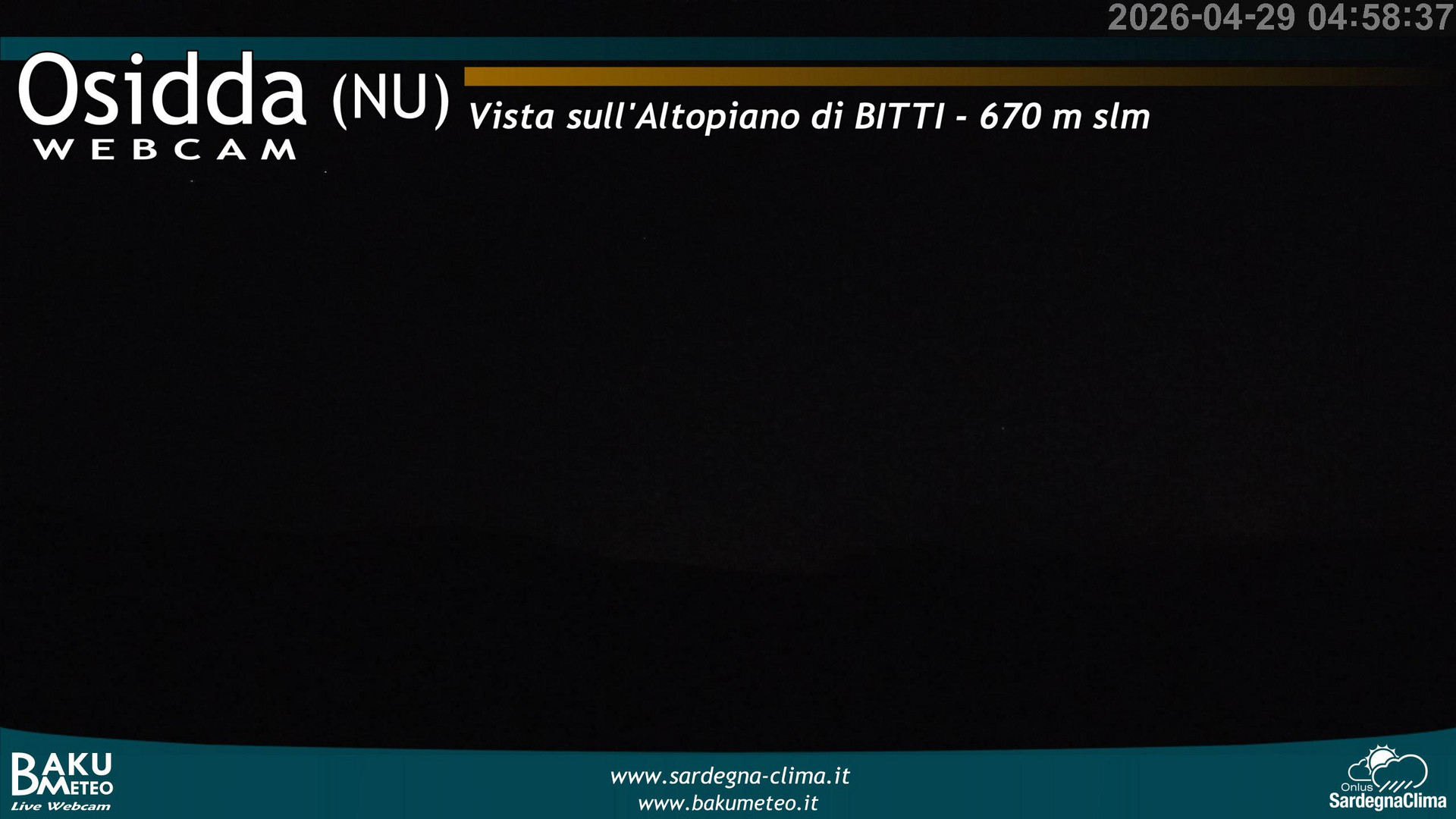 time-lapse frame, Osidda webcam