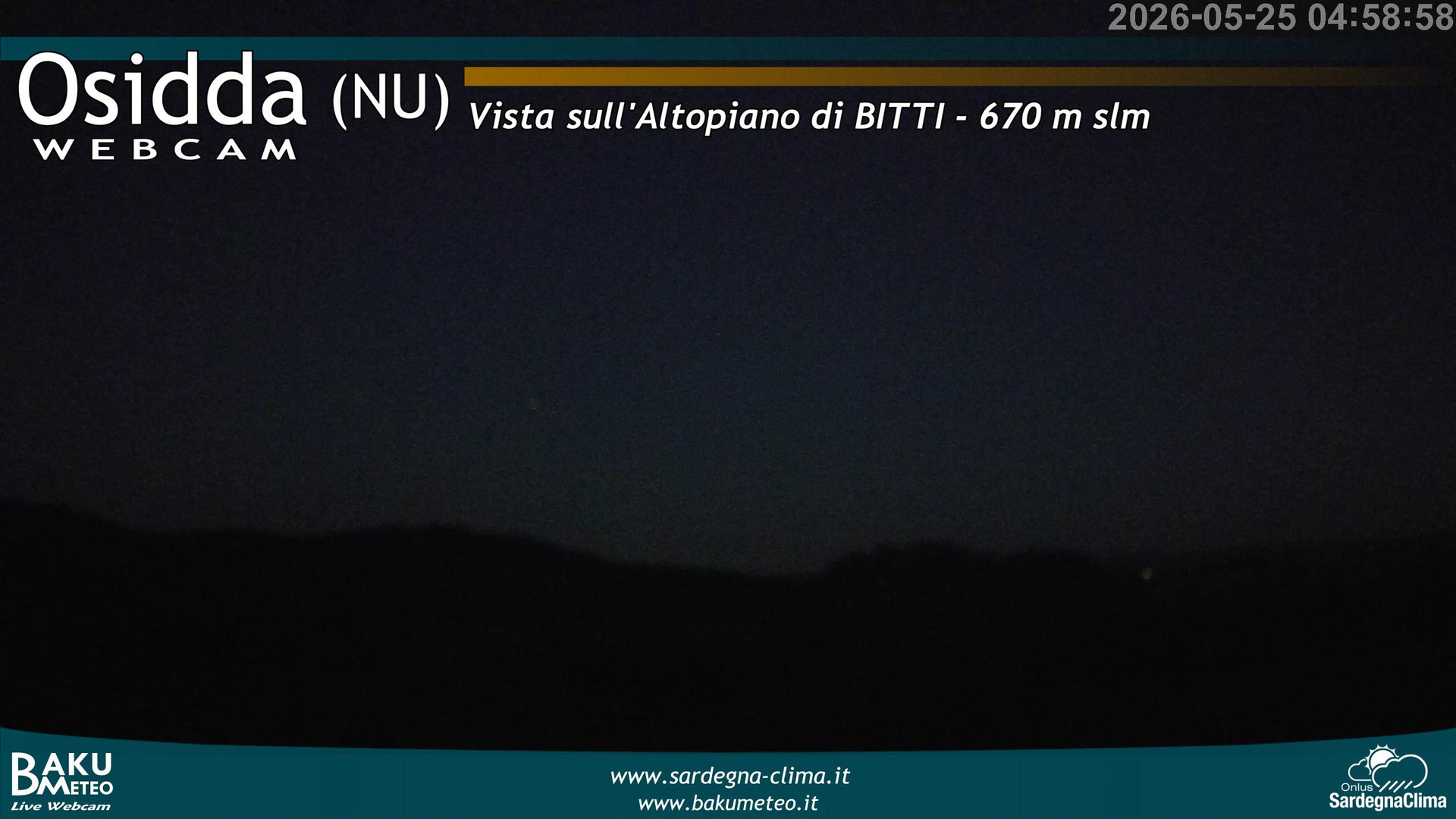 time-lapse frame, Osidda webcam