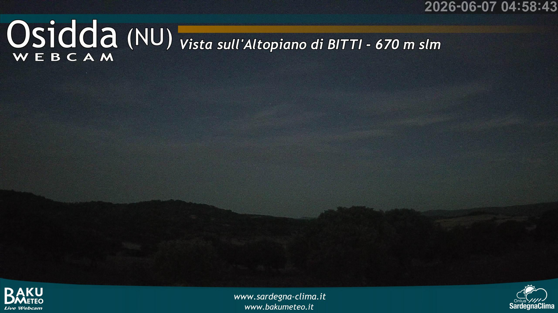 time-lapse frame, Osidda webcam
