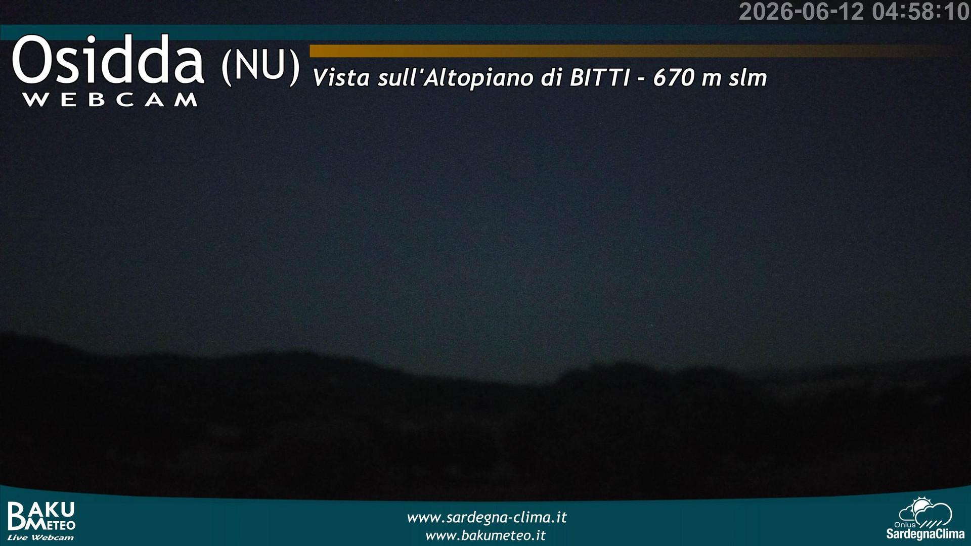 time-lapse frame, Osidda webcam