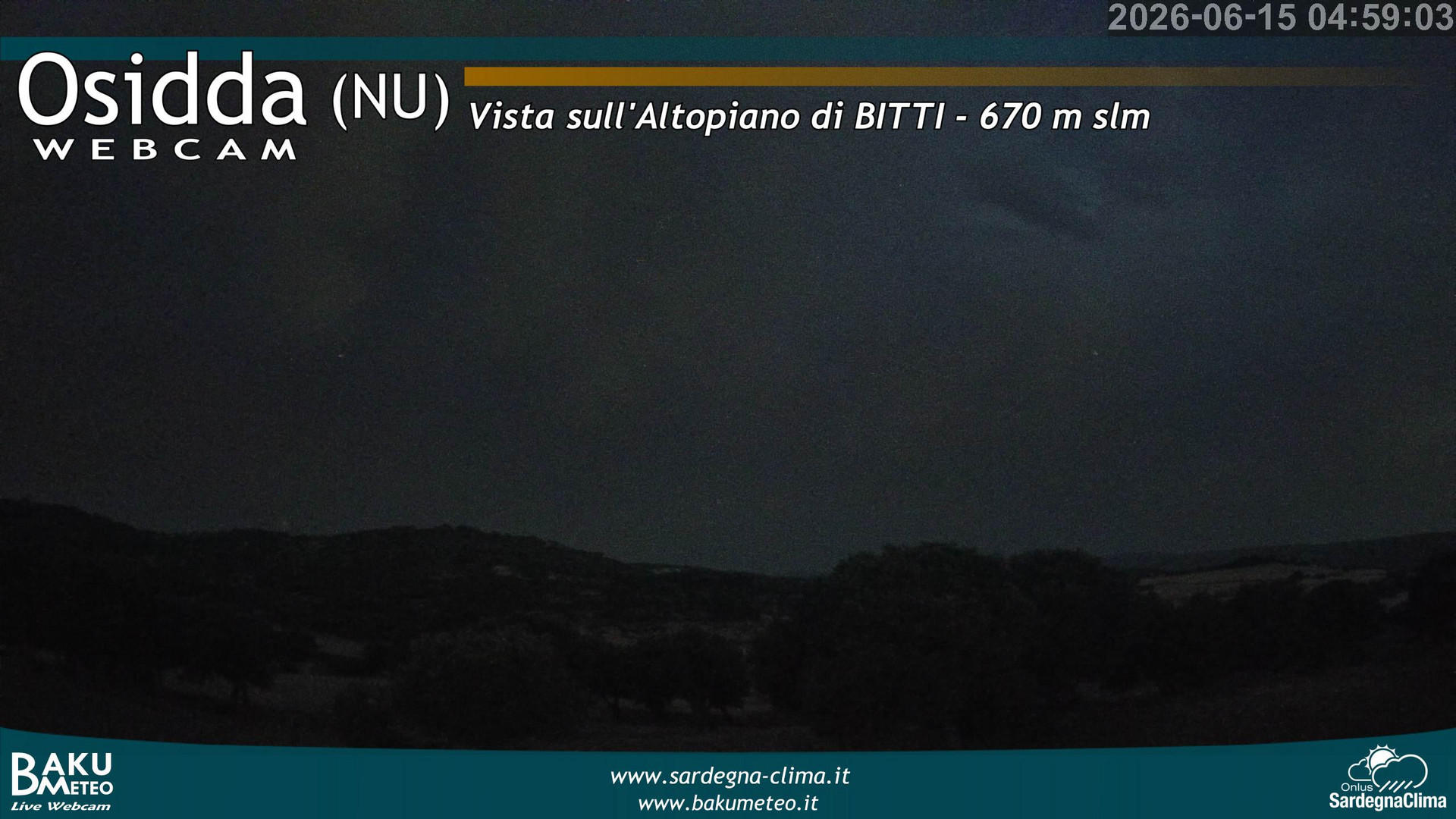 time-lapse frame, Osidda webcam
