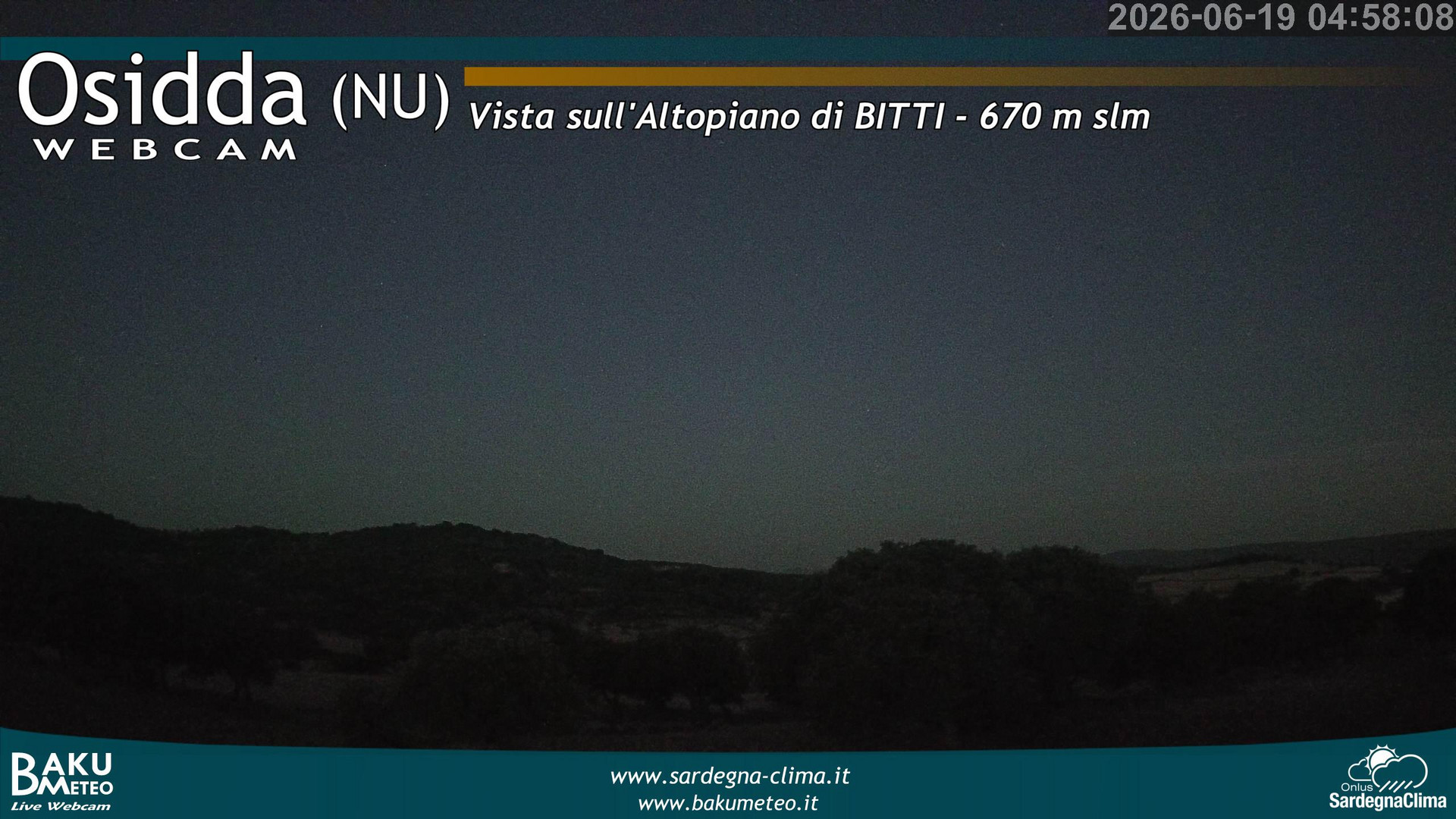 time-lapse frame, Osidda webcam