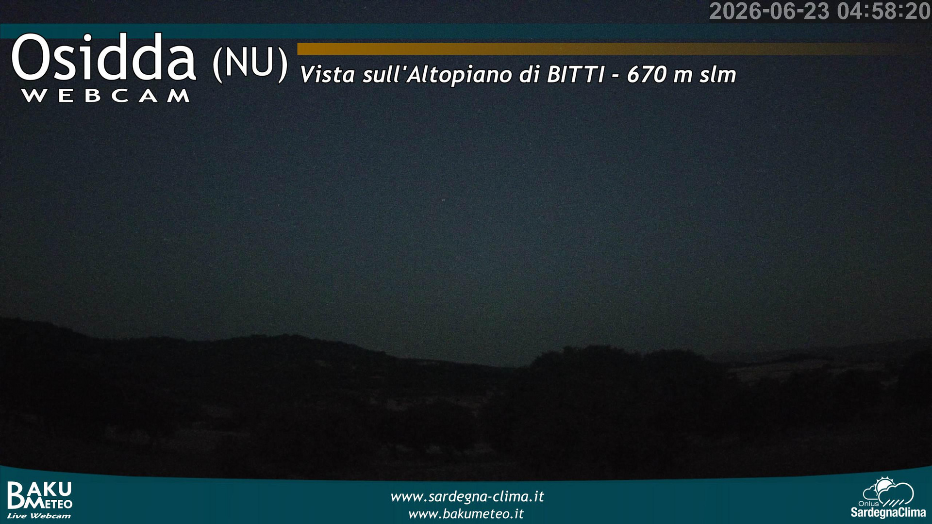 time-lapse frame, Osidda webcam