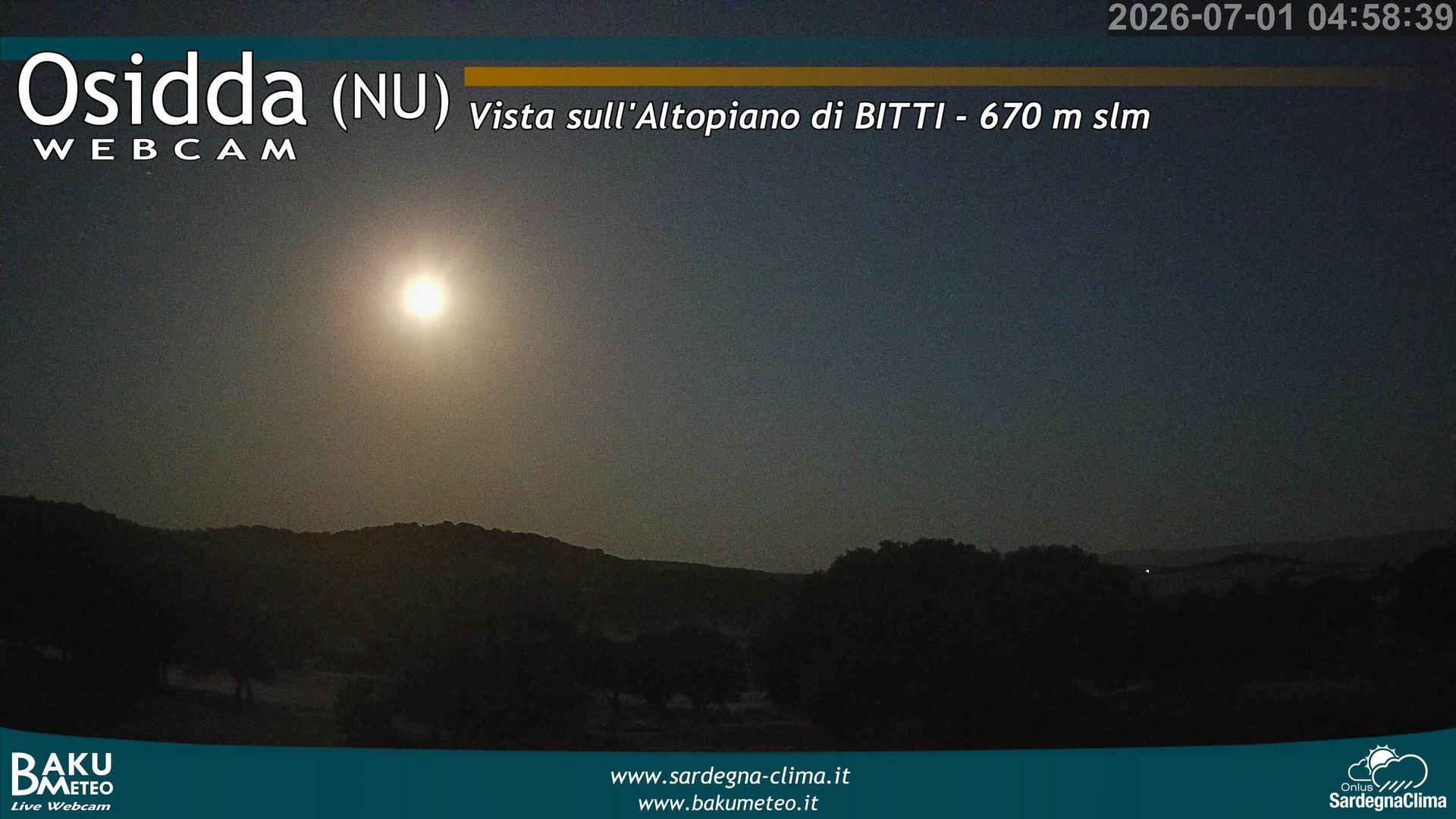 time-lapse frame, Osidda webcam