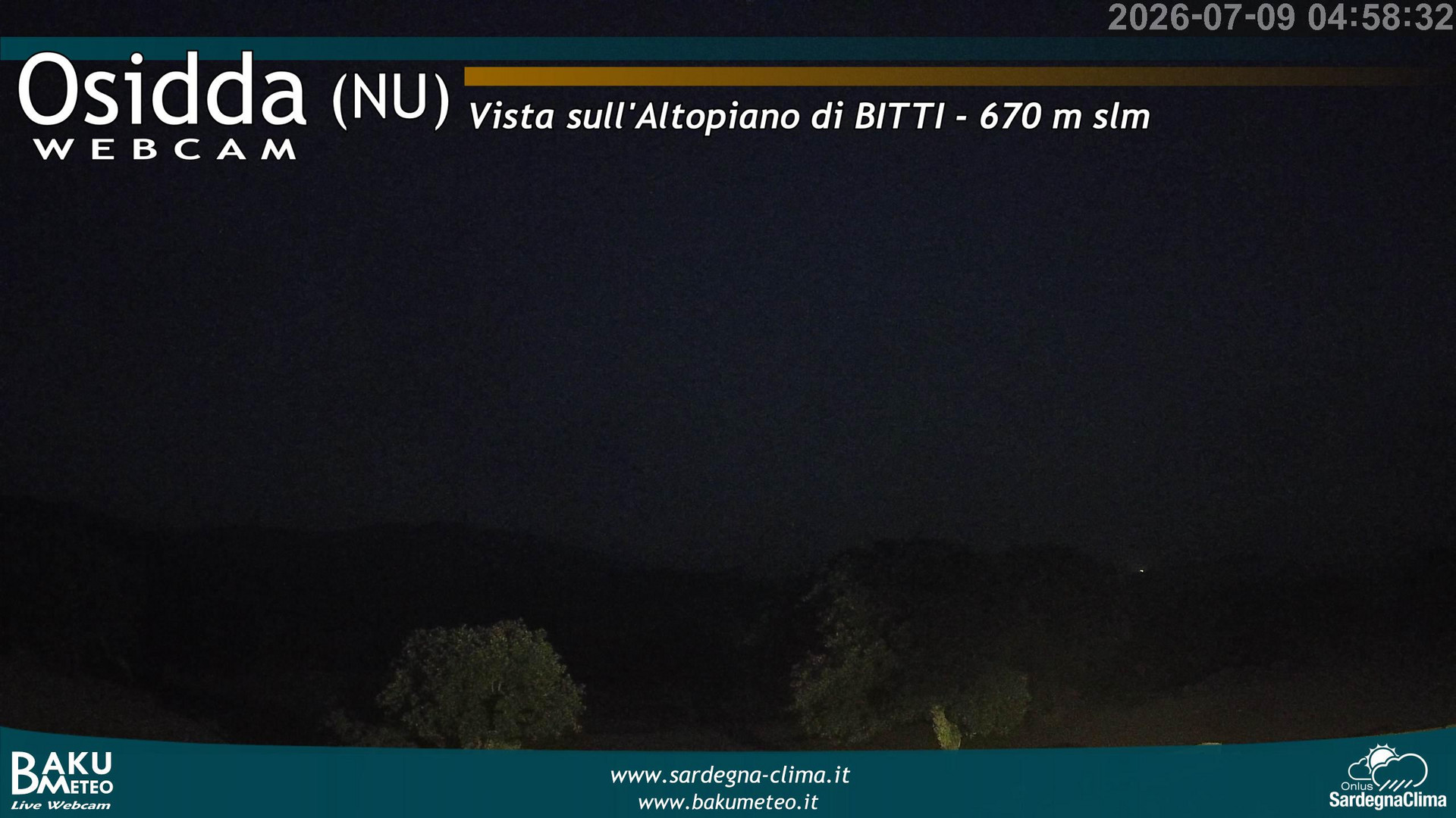 time-lapse frame, Osidda webcam