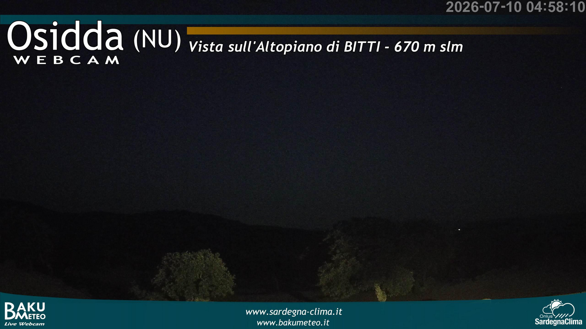 time-lapse frame, Osidda webcam