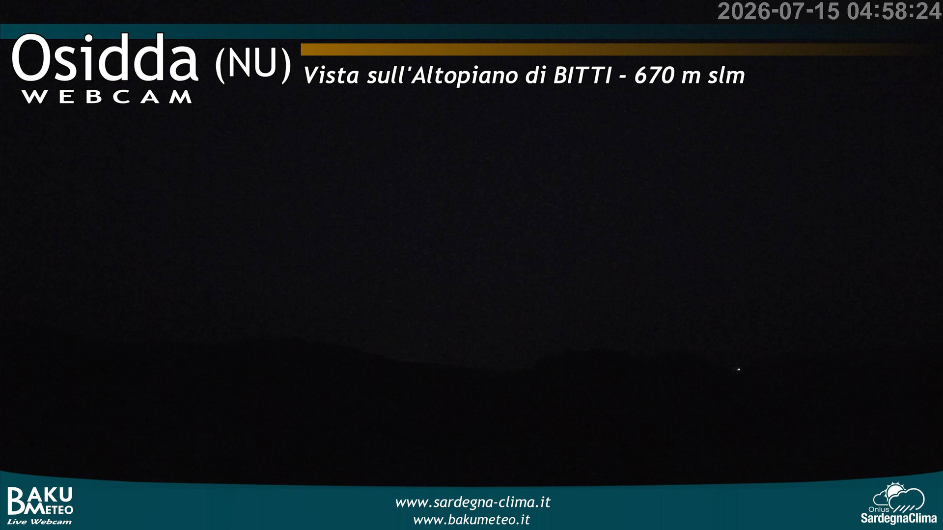 time-lapse frame, Osidda webcam