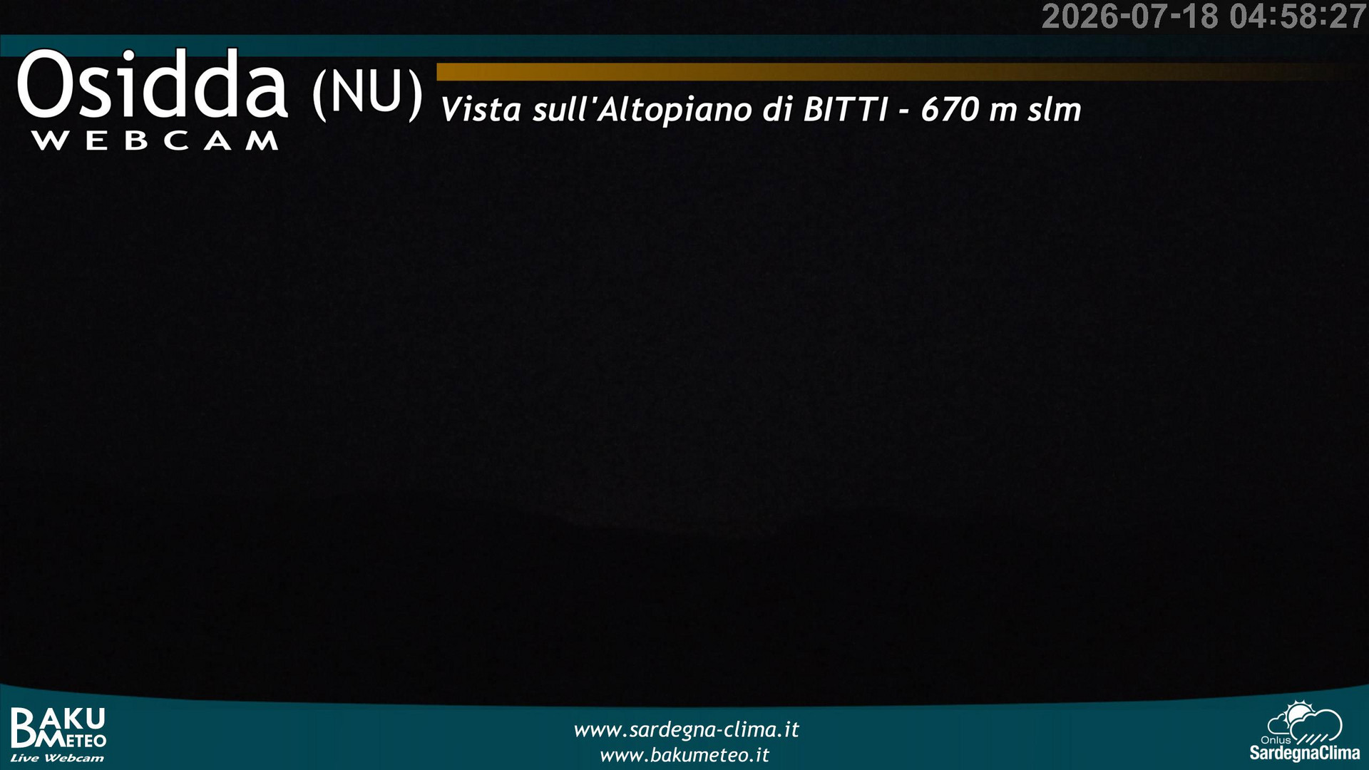 time-lapse frame, Osidda webcam